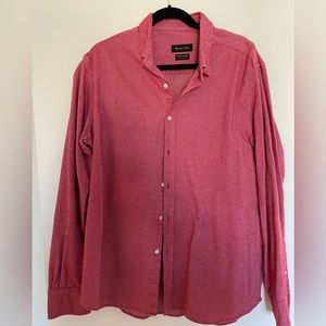 Massimo Dutti Mens Button Down Shirt XXL